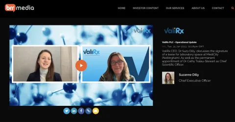 ValiRx - Operational Update Videocast